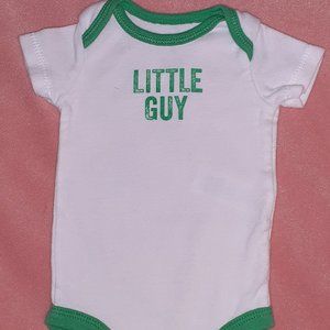 Carter's "LITTLE GUY" NB onsie